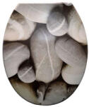 Panitalia WC ülőke Szürke KAVICSOS, duroplast, Soft Close (P-G) (P-G)