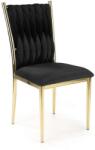 Halmar Ravia étkezőszék, fekete / arany