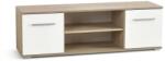 Halmar Lima TV állvány, fehér / sonoma tölgy