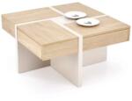 Halmar Sevilla S dohányzóasztal, cremona tölgy / krém