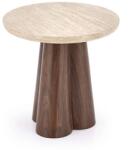 Halmar Keramia S dohányzóasztal, kő / dió