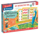 Clementoni 500 Quiz pentru preșcolari cu stilou interactiv - Numere - în limba maghiară (50225) Joc de societate