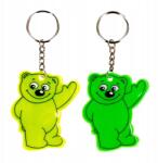  Fényvisszaverő kulcstartó maci 7cm (481536)