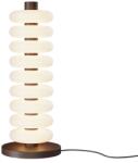 Maytoni Lampadar Nuvem MOD497FL-L19BRK, 19W, D22cm, H55cm, sticlă albă, metal maro (MOD497FL-L19BRK)