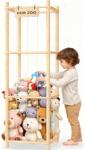  Játékpolc Kosár Plüss rendszerező Tároló Állvány Fa Nagy