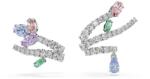 Swarovski női fém köbös cirkónium fülbevaló Ariana Grande x Swarovski - ezüst Univerzális méret
