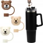 STANLEY Tartozékok a Stanley bögréhez Szilikon szívószálvédők Maci rátétek (Osłonki do Słomek Nakładki Misie)