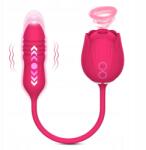  Rózsa Vibrátor Dildó Szexjáték Nőknek G-Pont Szívó Masszírozó Klitoriszhoz (DW-TD286)