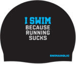 Swimaholic Cască de înot swimaholic i swim clasic cap negru