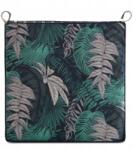 Eurofirany Dekoratív kerti párna székre Garden 12B 42x42 cm boho levelek (466185)