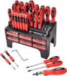  Csavarhúzó és bit készlet állványon 100 részes mágneses végek (4897051489344)