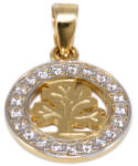 Ékszershop Bicolor köves életfa arany medál (1341516)