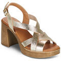 Oh My Sandals Magas sarkú szandálok 5938 Arany 41