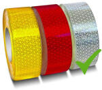 AUTOLIFE 36084 Fényvisszaverő szalag - E jeles - fehér - 45m*5cm (M-CD-3W)