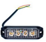 Autolife 18080 4LED-es stroboszkóp FEHÉR - E jel - 12-24V (18080) - akcio-shop