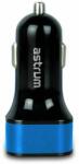Astrum Astrum CC210 v2 kék autós töltő 2.4A 2USB, 2X Smart IC 12W