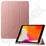 Spigen URBAN FIT tok álló (FLIP, oldalra nyíló, TRIFOLD, asztali tartó, textil, ceruza tartó) ROZÉARANY