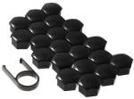 Gorecki J-Tec Műanyag Kerékcsavar kupak 21db - Fekete - 19mm (30ARGJ21305)