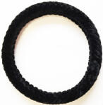 Bottari KORMÁNYVÉDŐ 36-38CM PLÜSS Fekete bordás Kellemes tapintás (9621)