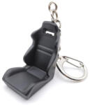 Autolife W16362-10 Sportülés kulcstartó fémből - fekete (W16362-10) - akcio-shop