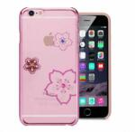 Astrum Astrum MC280 keretes virág mintás, színes Swarovski köves Apple iPhone 6 Plus / 6S Plus hátlapvédő pink