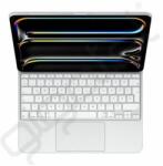 Apple MAGIC KEYBOARD billentyűzetes tok (Type-C aljzat, mágneses, asztali tartó, QWERTY, magyar nyelvű) FEHÉR
