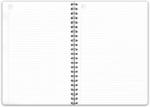 PAPERLAND Caiet cu spirala A5, 80 file, coperta plastic, PAPERLAND Exklusiv dictando