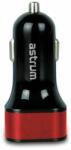 Astrum Astrum CC210 v2 piros autós töltő 2.4A 2USB, 2X Smart IC 12W