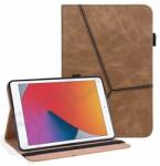 Silverline Tok álló, bőr hatású (aktív FLIP, oldalra nyíló, kártyazseb, koptatott bőrhatás, ceruza tartó) BARNA