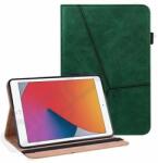 Silverline Tok álló, bőr hatású (aktív FLIP, oldalra nyíló, kártyazseb, koptatott bőrhatás, ceruza tartó) SÖTÉTZÖLD