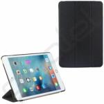 Silverline Tok álló, bőr hatású (aktív FLIP, oldalra nyíló, TRIFOLD, asztali tartó, textil minta) FEKETE