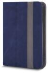Silverline Univerzális 7-8" kinyitható műbőr tablet tok sötétkék - szürke