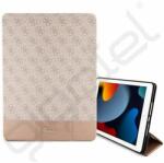 CG Mobile GUESS STRIPE ALLOVER tok álló (ECO bőr hatású, FLIP, oldalra nyíló, TRIFOLD, asztali tartó) RÓZSASZÍN