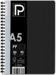 PAPERLAND Caiet cu spirala A5, 80 file, coperta plastic, PAPERLAND Exklusiv matematica