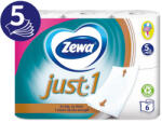 Zewa Hartie igienica ZEWA Just 1, 5 straturi, 6 role/set