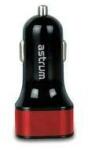 Astrum Astrum CC340 (új verzió) piros autós töltő 4.8A 2USB 24W