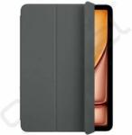 Apple Smart Folio tok álló, bőr hatású (aktív FLIP, oldalra nyíló, TRIFOLD, asztali tartó) SZÉNSZÜRKE