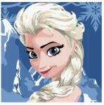 GALAXIA Festés Számok Alapján Kerettel Festmény Gyerekeknek Vászonkép 40x40 (Po numerkach kreatywny Frozen Elza Elsa)