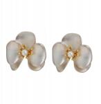  aranyozott virágos fülbevaló finom női ajándék