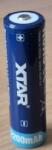 XTAR 18650 3, 7 V Újratölthető Li-ion 2200mAh akkumulátor védelemmel (18650-2600)