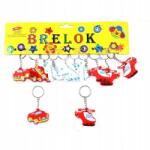 Midex Szállítóeszköz gumi kulcstartó szett 4cm Midex 12 db (D42974)