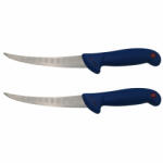 DEPOX Set doua cutite de filetat, Chef's Knife, otel inoxidabil, 30 cm, argintiu (F152 + F152)