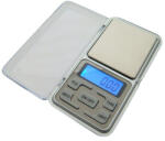 DEPOX Cantar digital de buzunar DEPOX®, True Weight, afisaj LCD, protectie plastic, 12 cm, 200g maxim, argintiu (I168)