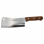 DEPOX Satar DEPOX®, Pro Cook, otel inoxidabil, maner lemn, argintiu (F96)