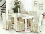 DELFIN Huse Elastice Pt Scaune, Universale, 6 Buc. /Set, Jacquard, Cod TRS102