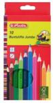 Herlitz Színes ceruza / 10 szín Jumbo lakkozott vastag (10795276)