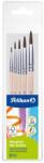 Pelikan Ecset-szett / 5 db natúrfa szőrecset (00701549)