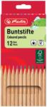 Herlitz Színes ceruza / 12 szín natúrfa (08660086)