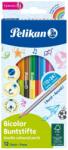 Pelikan Színes ceruza / 12 db Bicolor, 12 ceruzában 24 szín (00700146)