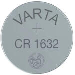 VARTA CR1632 lítium gombelem, 3 V, 140 mA, Varta BR1632, DL1632, ECR1632, KCR1632, KL1632, KECR1632, LM1632 (06632101401)